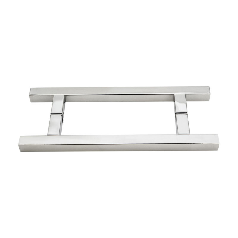 Shower Door Knobs with Polish Finish Vertical Stainless Steel Pull Handle and SS 304