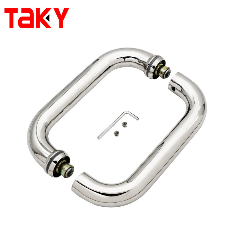 Durable Aluminum Double Sided Glass Door Pull Handles for Out Door Applications