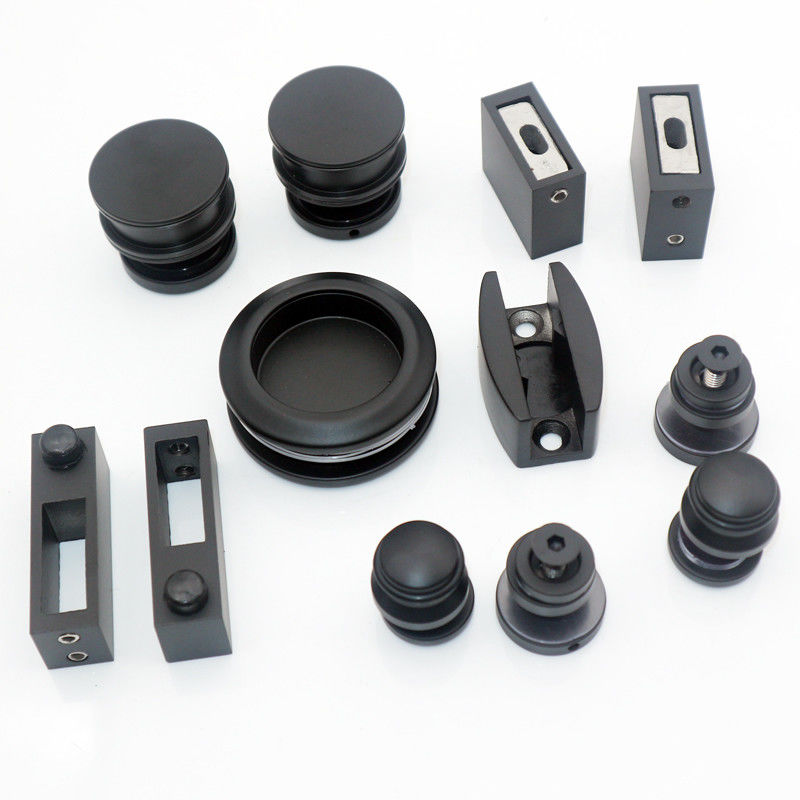 Frameless Sliding Glass Doors Hardware Kit with Soft Close Straight Style Sliding Door