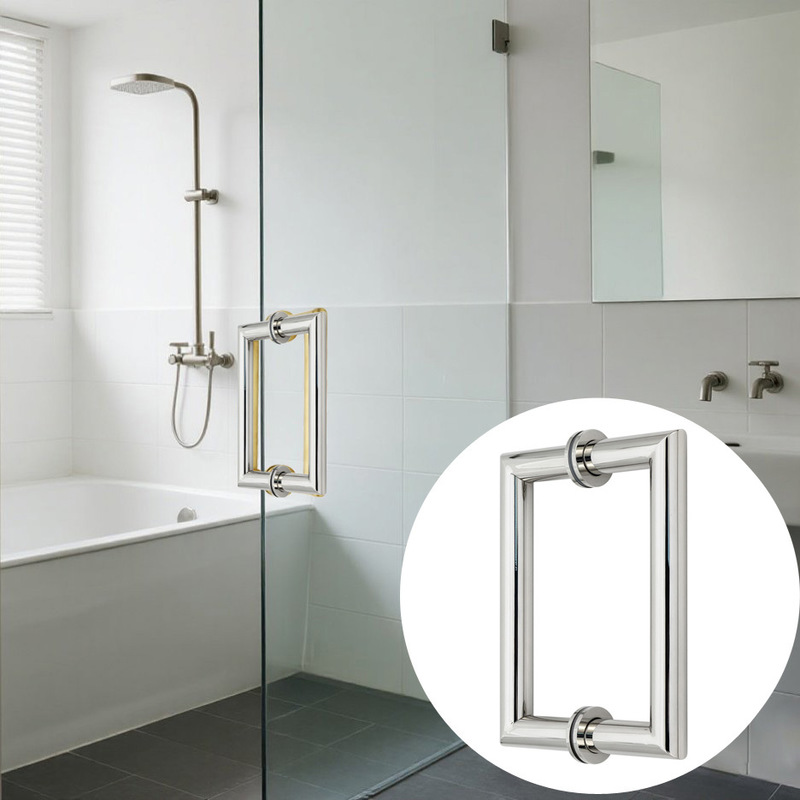 Hot Sale Manufactured Customized Stainless Steel Glass Door Pull Shower Door Handle