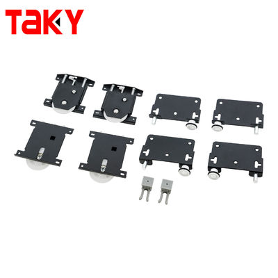 Good price Long Life Aluminium Sliding Door Rail and Wheels for Modern Wardrobe Hardware Fitting online