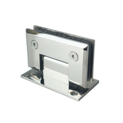 Stainless Steel Frameless Glass Hinge for 90 Degree Bathroom Shower in Hotel Setting