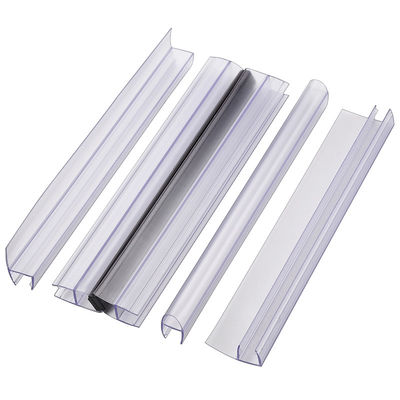Good price Transparent 8-12mm Shower Door Seal Strip Environmental Co-extruded PVC for Waterproof online