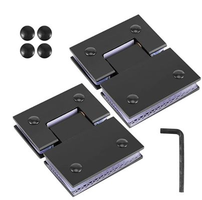 Stainless Steel Shower Door Hinges Suitable for 800-1200MM Door Width 5-6MM Thickness