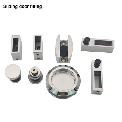80-120kg Load Bearing Frameless Sliding Glass Door Hardware for Bathroom Accessories