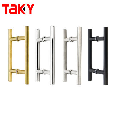 European Style Stainless Steel Tempered Glass Gold Pull Handle for Modern Door Window