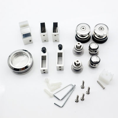 10-12mm Thick Safe Glass Double Door Sliding Door for Office Shower Room Accessories