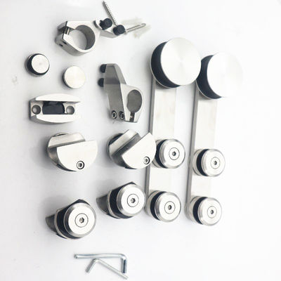 12MM Glass Tray Taky Round Bathroom System Hardware Sliding Glass Door Accessory Shower Room Enclosure Kit