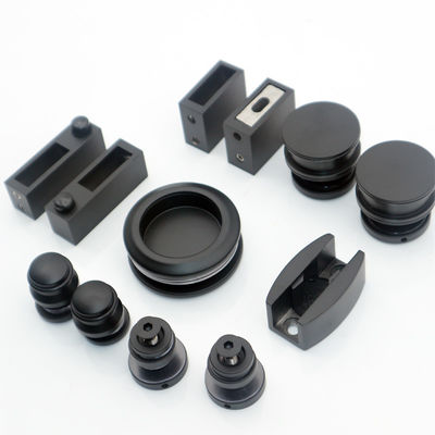 48mm Wheel Gold Shower Roller Heavy Door Sliding Glass Hardware System Kits American Style