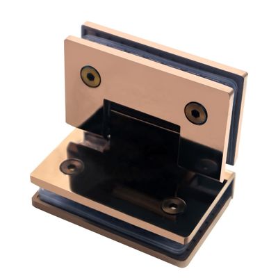 Good price Hotel Bathroom Hinge 90 Degree Curved Surface Shower Door Hinge in Stainless Steel online
