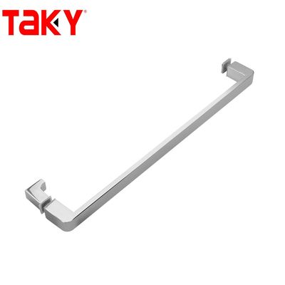 Good price 12mm Glass Thickness Stainless Steel Rectangular Tube Bar Glass Door Straight Single Sided Pull Handle online