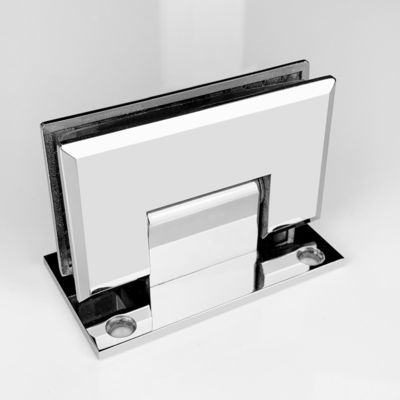 90 Degree Wall To Glass Shower Enclosure Screen Modern Design with Pivoted Door Hinges