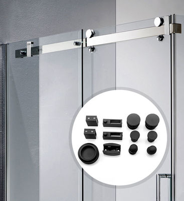 Sliding Glass Door Fittings Set for Hotel Shower Enclosure Frameless Glass Barn Door