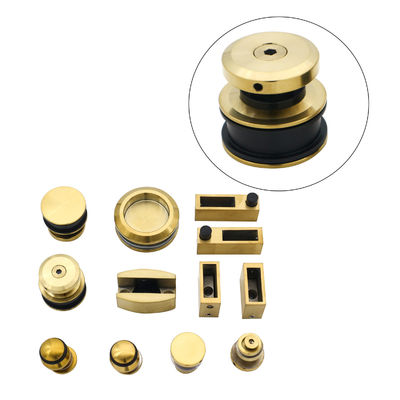 Square Clear Tempered Glass Frameless Sliding Barn Door Panel Kit for 6-12mm Glass