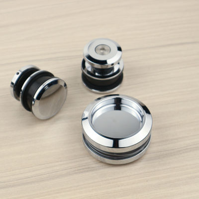 Shower Door Hardware Kit High Hardness and Durable Frameless Kit for Round Tray Shape