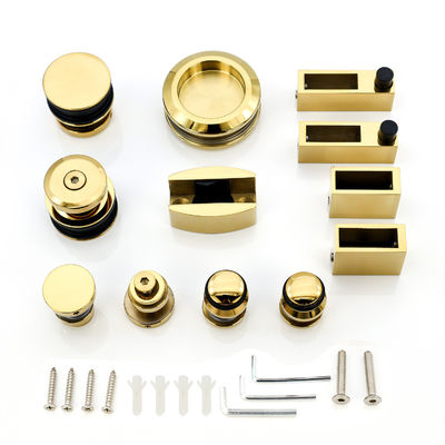 Design Folding Glass Barn Door Stainless Sliding System for Normal Finish Satin/Polish