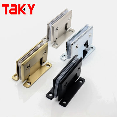 180 Degree Glass Hinge Durable Stainless Steel and Zinc Alloy for Bathroom Accessories