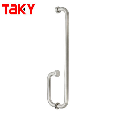 Entrance Black Door Handle Pull for Stainless Steel Frameless Sliding Shower Glass Door