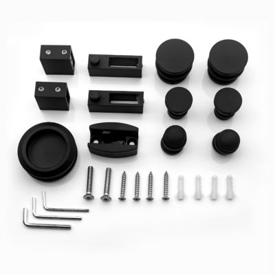 Frameless Glass Shower Room Kits with ss304 Tray Material Sliding Door Fitting Set