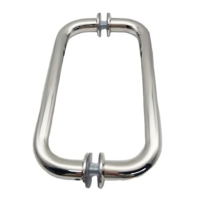 8-12mm Door Thickness Shower Door Rose Gold Pull Handle with 1.0mm Pipe Thickness