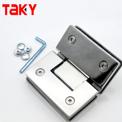 Good price Modern Design Style 135 Degree Glass Hinge for Wall to Glass Shower Matt Black Finish online
