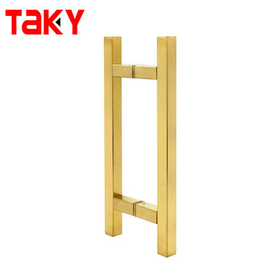 Good price 11 Inch Puxadores para Porta de Vidros Stainless Steel Brushed Gold Door Pull Handle online