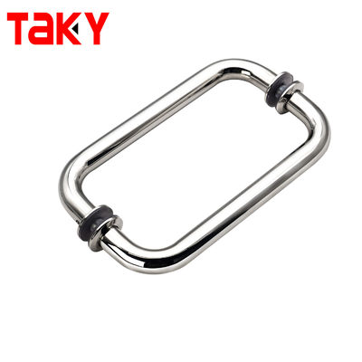 Customizable Flat Glass Door Double Sided Glass Door Pull Handles