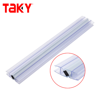 Clear PVC Shower Door Seal Strip 10mm Transparent Waterproof