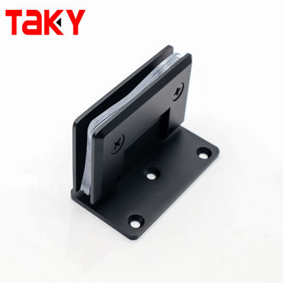 Factory Manufacturer Stainless Steel 304 Shower Glass Hinge Black Wall to Glass Shower Hinges
