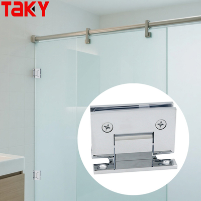 Supplier 90 Degree Wall Mounting Framed 8-12mm Glass Shower Door h Plate Hinge