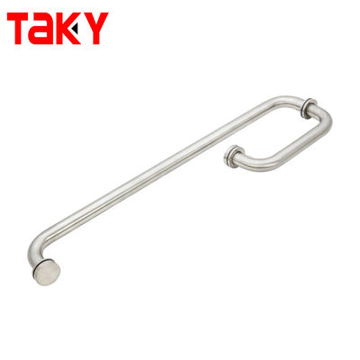 High Quality G shape Stainless Steel Glass Door Handle Hotel Bathrooms Handle