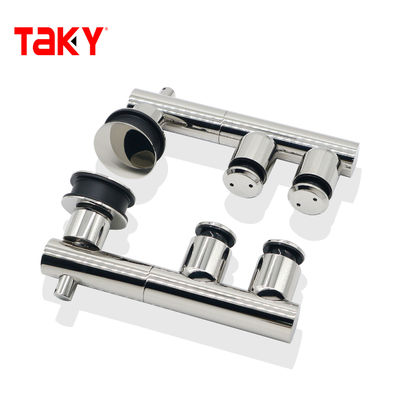 Frameless Glass Mobile Hanging Sliding Roller Wheels Glass Sliding Hardware Fittings