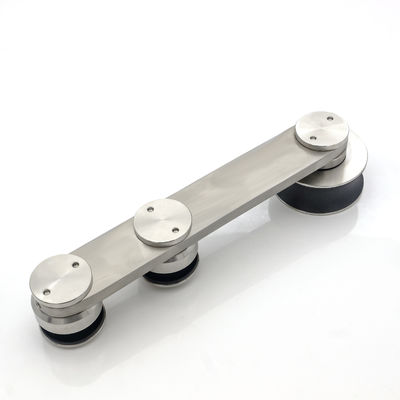 Stainless Steel Frameless Shower Sliding Door System Hotel Glass Barn Door Hardware Fitting Sliding Door Kit