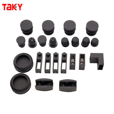 Good price 304 Stainless Steel Frameless Shower Door Hardware Kit with 80-120kg Load Bearing for Glass Sliding Door Fittings online