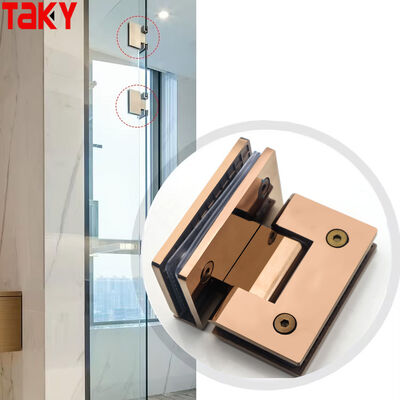 90 Degree Opening Stainless Steel 304 Frameless Glass Door Hinge for 8-12mm Glass Thickness