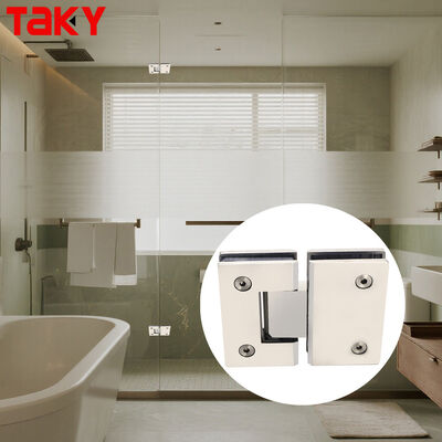 Stainless Steel glass shower door hinge 180 dedress chrome herrajes para vidrio templado