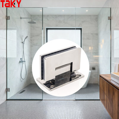 Stainless Steel 90 degree glass door hinge wall to glass shower hinge