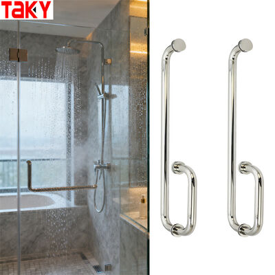 Wholesale Round Tube Shower Handle G Type Glass Door Handle Bathroom Handle