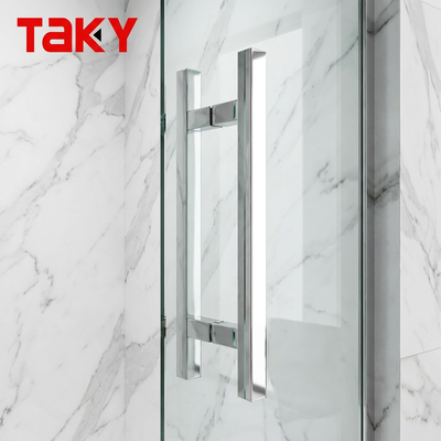 Modern Customized Anti Rust 304 Stainless Steel Glass Bathroom Door Handles