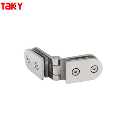Modern Bathroom Hardware Glass Hinge Shower Stainless Steel 180 Opening Glass Door Hinge