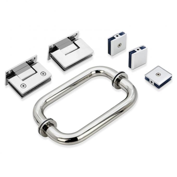 Modern Design 180 Degree Brass or Stainless Steel Glass Hardware Bathroom Door Shower Lifting Hinge 9