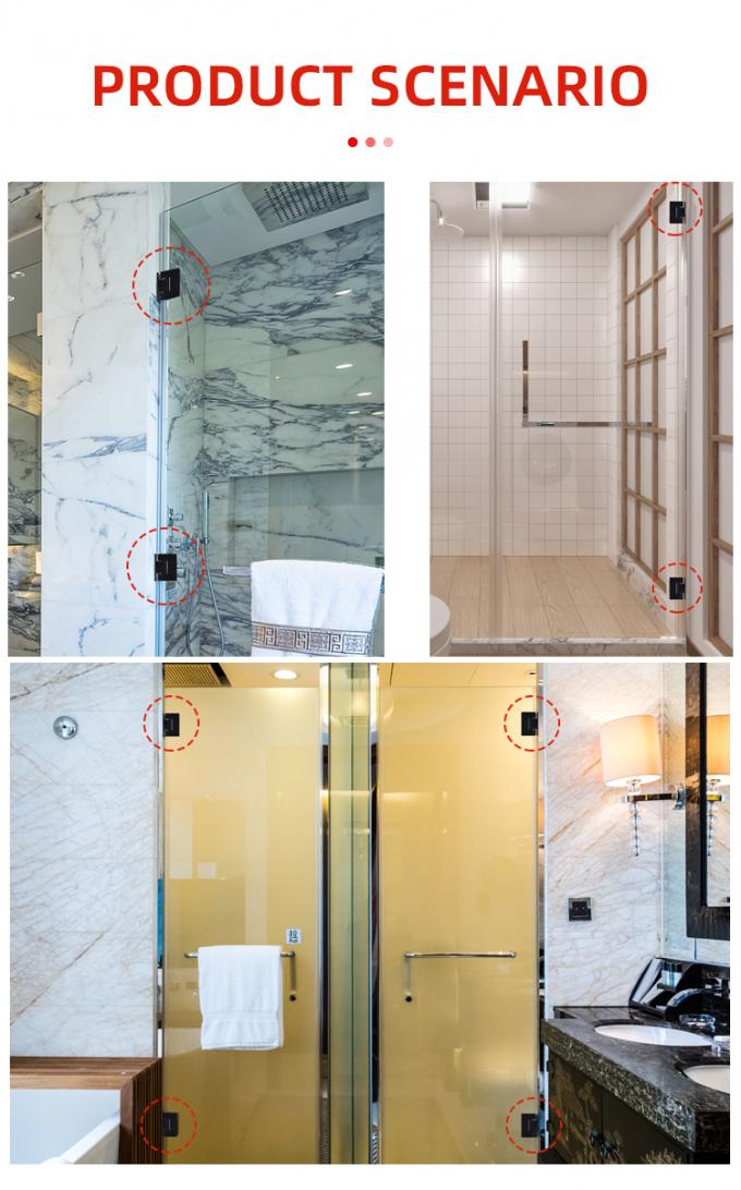 Long Lift Bathroom Glass Door Shower Hinge with Soft Close in Stainless Steel 304 10