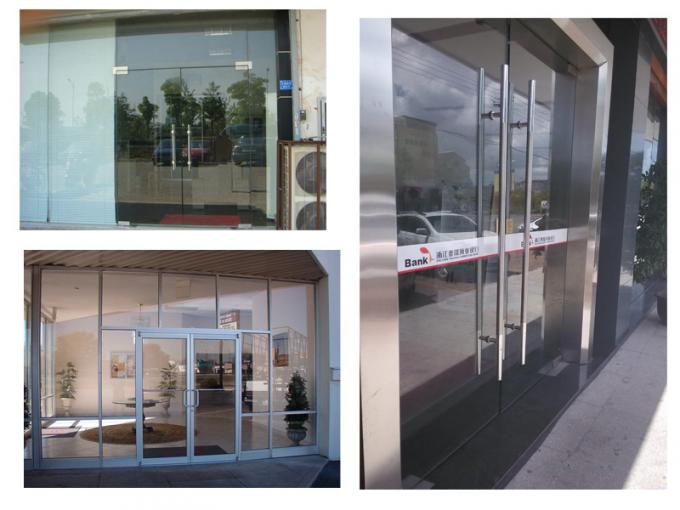 Modern Design Stainless Glass Door Handle for Back To Back Building Standard Internal 11