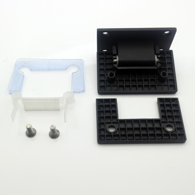 Bathroom Stainless Steel Glass Door Clip Hinge for 5-8mm Fixed Glass in Shower Room 8