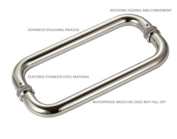 Stainless Steel Door Window Handles for Glass Shower Cabin Customized or OEM Service 4