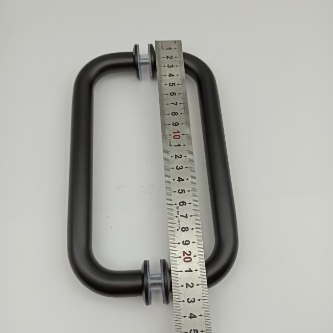 Customized 304 Stainless Steel Glass Door Pull Handles for Hotel Interior Design 4