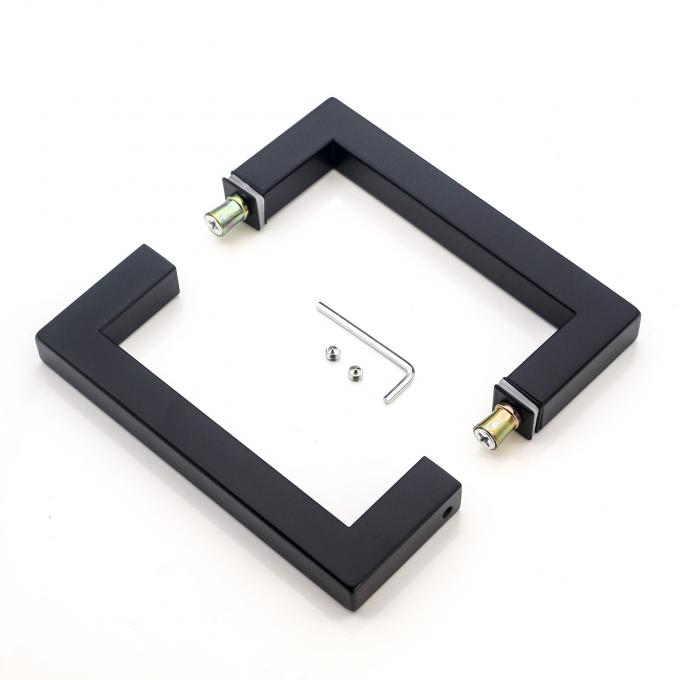 Modern Design Stainless Glass Door Handle for Back To Back Building Standard Internal 7