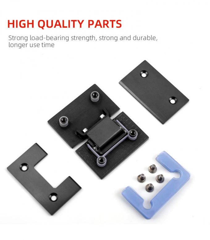 Stainless Steel Shower Door Hinges Suitable for 800-1200MM Door Width 5-6MM Thickness 5