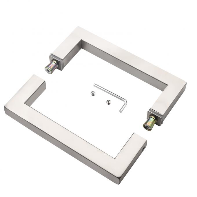 Modern Design Stainless Glass Door Handle for Back To Back Building Standard Internal 6